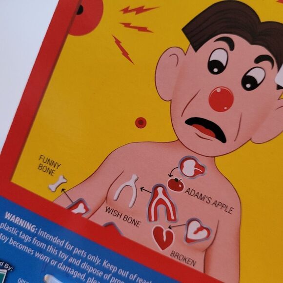 NEW OPERATION Plush DOG TugToy with Red Polka Dot Shorts SURGERY NWT - Picture 6 of 8